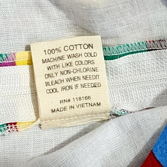 Silly Sissy Multicolor Abstract Fruit Dress Sleeveless Tie Back - Picture 5 of 7